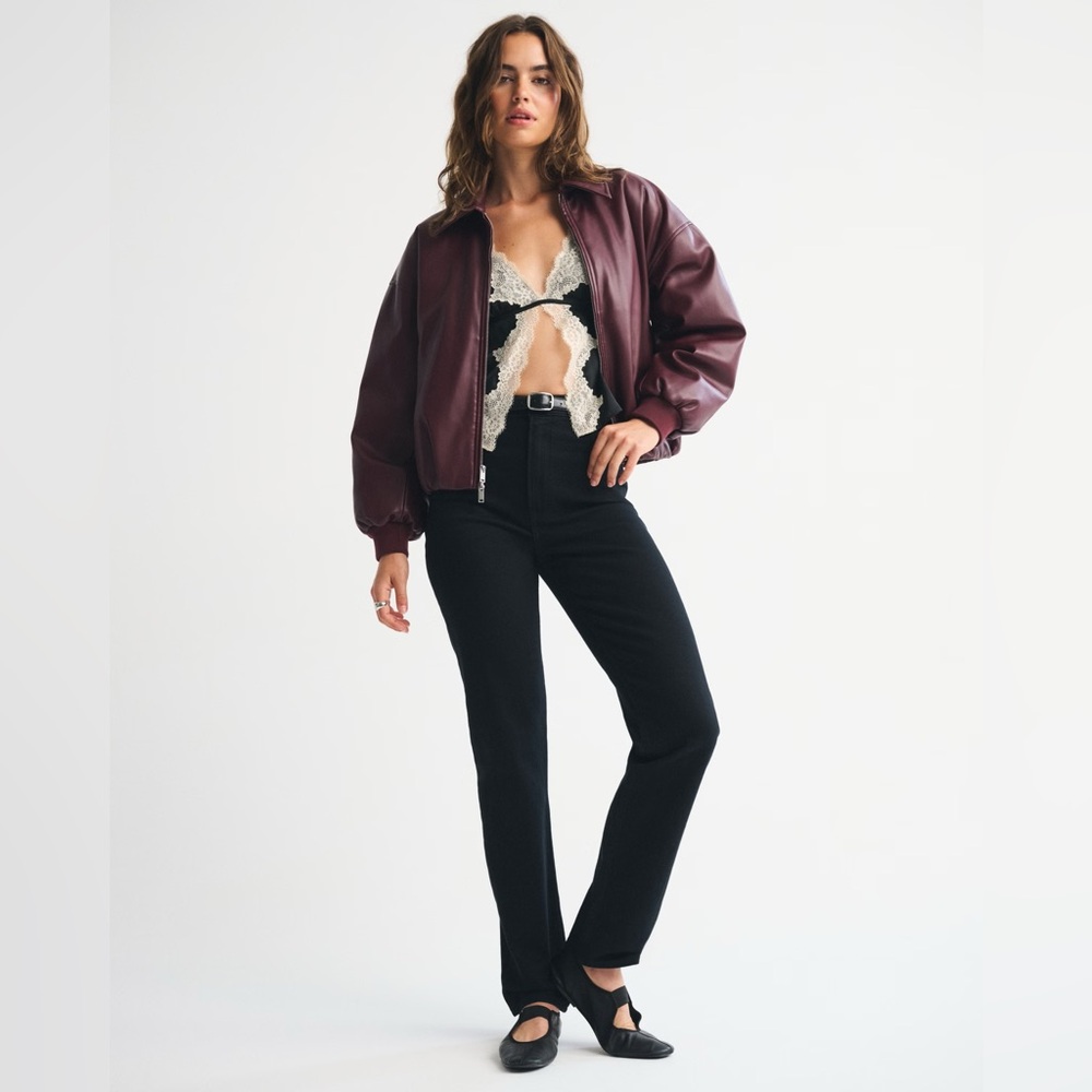 Abercrombie & Fitch Slim Straight Black Wash Jeans